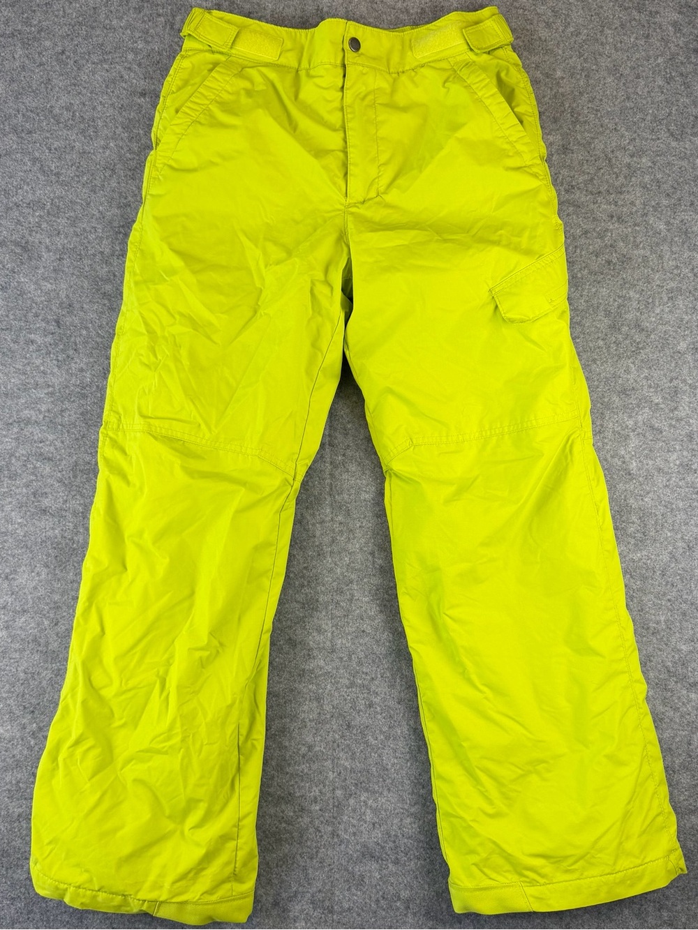 Columbia Kids L 14/16 Lime Green Ski Snow Pants Waterproof
